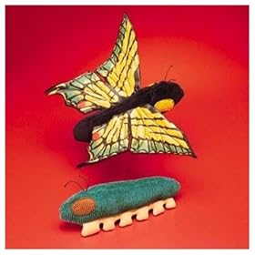 Folkmanis Caterpillar and Butterfly Reversible