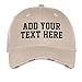 Custom Embroidered Baseball Golf Hat - ADD Text - Personalized Monogrammed Cap
