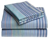 Review Nautica FTS90434MUNAKG / Nautica Portofino Stripe 210-Thread-Count 100% Cotton Yarn Dye King Fitted Sheet