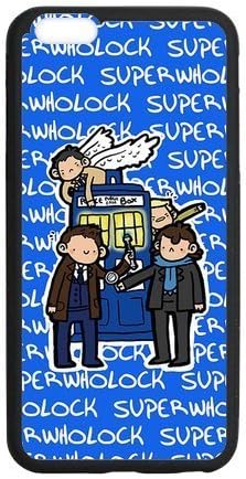 Supernatural, iphone6 Cover, iphone 6 plus TPU Gel Case, iphone 6 Cover, Custom TPU iphone 6 Back Case, 5.5 inch, Black/White