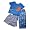Carter's - Boys 3 Piece Short Sleeve Pajamas, Blue, Light Blue (Size 2T)