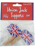 Olympics/Jubilee Decorations - Great Britain Union Jack Flag Cake/Food Toppers x 24  from Olympics/Jubilee