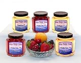 Blue Ridge Jams: Wine Jelly Variety Pack, Set of 5 (10 oz Jars)