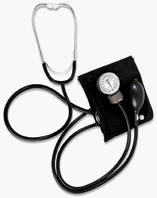 HealthPersonalCare: Self Taking Blood Pressure Kit with Attached Professional stethoscope, by Omron 1 ea
