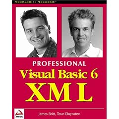 Professional Visual Basic 6 XML (Programmer to Programmer)