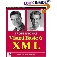 Professional Visual Basic 6 XML