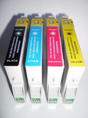 4 EPSON COMPATIBLE INK CARTRIDGES BY 