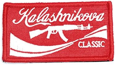 Tactical Military Terrorist Kalashnikova Classic Velcro Morale Patch 3.75" Wide By 2.5" Tall By ADISID