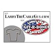 Larry The Cable Guy Amr Oval Git-R-Done White T-Shirt
