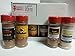 Volcanic Peppers Holiday gift pack-The Rub, Cajun Spice Blend, Spicy chilie powder and Hot Garlic and Onion