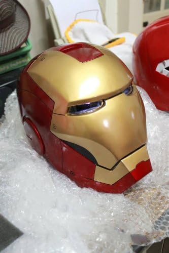 Iron Man Helmet Fiber Glass+resin Handmade 100%