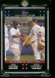 2007 Topps New York Mets LIMITED EDITION Team Edition Baseball Card # NYM42 David Wright / Jose Reyes Classic Combos - METS - MLB Trading Card - In Protective Display Case