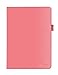 iPad Air 2 Case, Apple iPad Air 2 Leather Case, rooCASE Dual View Slim Fit Leather PU Folio Case with Smart Cover Auto Sleep / Wake Feature for Apple iPad Air 2 (iPad 6) 2014 Model, Pink