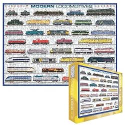 Modern Locomotives Jigsaw Puzzle - 1,000 pieces