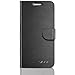 Samsung Galaxy S6 Wallet Case, VENA [vSuit] Draw Bench PU Leather Wallet Flip Cover with Stand and Card Slots for Samsung Galaxy S6 2015 Only (Not Compatible with Galaxy S6 Edge) (Black)