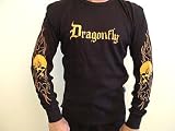 Dragonfly Clothing Skull Tattoo Sleeve Thermal Shirt Bad Boy Tattoo Sleeves Biker Thermal Shirt Flaming Skulls
