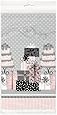 Elegant Wedding Plastic Tablecloth, 84" x 54"