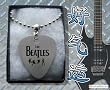 The Beatles Metal Guitar Pick Necklace Boxed Music Festival Wear