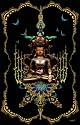 Buddha (Seated) Flocked Blacklight Poster Print - 24" X 36"