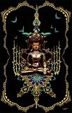 Buddha (Seated) Flocked Blacklight Poster Print - 24x36