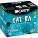 Sony DVD+RW 4X 4.7 GB Rewriteable (5-Pack)