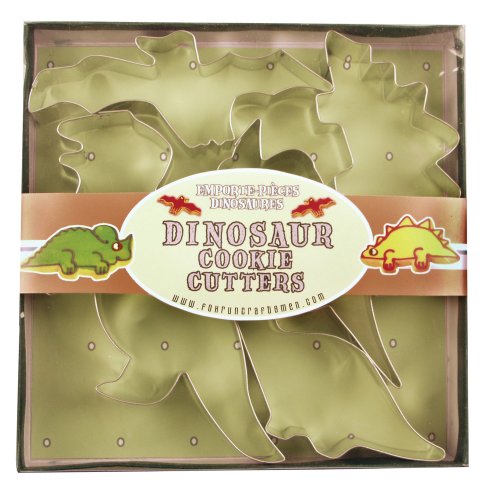 Fox Run Dinosaur Cookie Cutter Set