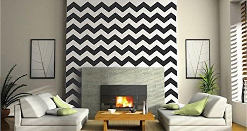 Chevron Wall Decals - Chevron Bedroom Wall Decal - DIY Chevron Wall Stickers - Premium Chevron Wall Decals in Multiple Sizes - Chevron Art by Golden Phoenix