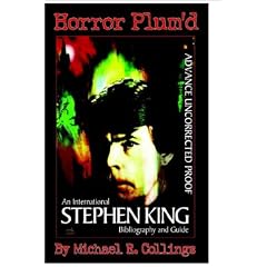 Horror Plum'D: An International Stephen King Bibliography and Guide, 1960-2000