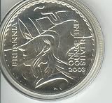 2003 SILVER BRITANNIA, UNITED KINGDOM, GREAT BRITIAN ONE OUNCE SILVER BULLION COIN