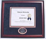 Clemson Tigers Paper Matted Diploma Frame