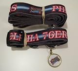 Philadelphia 76ers Pet Accessories Set - Medium (6' Leash, Collar, and ID Tag)