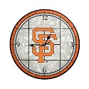 San Francisco Giants 12-Inch Art Glass Clock