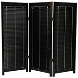 Office Partition Design - 4ft. Shutter Style Folding Privacy Screen Room Divider w/ Blinds - 3 Panel Black Office Partition Design - 4ft. Shutter Style Folding Privacy Screen Room Divider w/ Blinds - 3 Panel Black