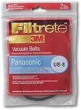 Filtrete Panasonic UB-8 Belt, 2 Belts Per Pack