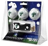 Tulane Green Wave 3 Golf Ball Gift Pack w/ Spring Action Tool - NCAA College Athletics