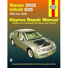 Nissan 350Z & Infiniti Automotive Repair Manual (Haynes Automotive Repair Manuals)