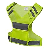 FLAIR（フレア）反射ベスト M/L ナイトラン メッシュ ランベスト ブルべ ジョギング (M)