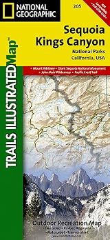TI Map #205- Sequoia/Kings Canyon National Park
