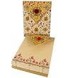 Bejeweled Florentine Ornate Magnetic Closure Mini Notepad