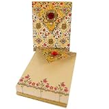 Bejeweled Florentine Ornate Magnetic Closure Mini Notepad, Three
