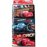 カーズ2　キャラクターポケットティッシュ　ミニサイズ6P×3個セット【送料無料/メール便配送/※メール便は代引不可】