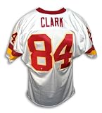 Gary Clark Autographed Washington Redskins White Throwback Jersey Inscribed 4X Pro Bowls