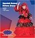 Dress Up America Spanish Dancer Deluxe Dress Small 4-6 241-S