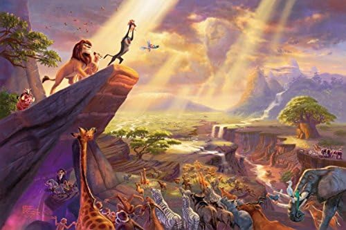 Poster Gallery Thomas Kinkade Lion King Poster HD HOME WALL Decor Custom Poster-1538 size (inch):24x35