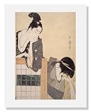 Kitagawa Utamaro I, Couple with a Standing Screen