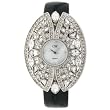 Charles Winston Women's Cubic Zirconia Accented Watch #WG0281-CZ-BK