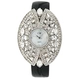 CW Women's WG0281-CZ-BK Cubic Zirconia Accented Watch