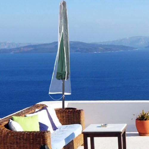 Patio Umbrella Cover Bag (10 Ft., Transparent)