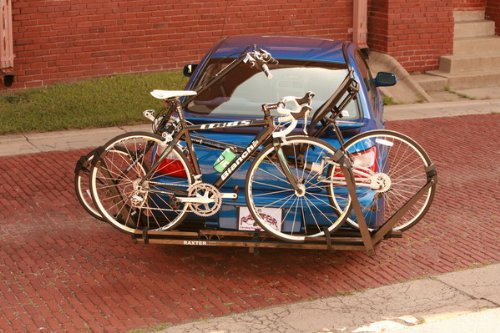 Raxter Tarsus Folding 2-Bike Wheel Mount Bike Rack for 1.25