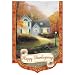 Thomas Kinkade Happy Thanksgiving Flag Banner